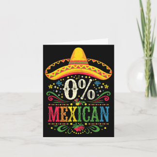 Cinco de mayo för kvinnor 0% mexikansk  kort