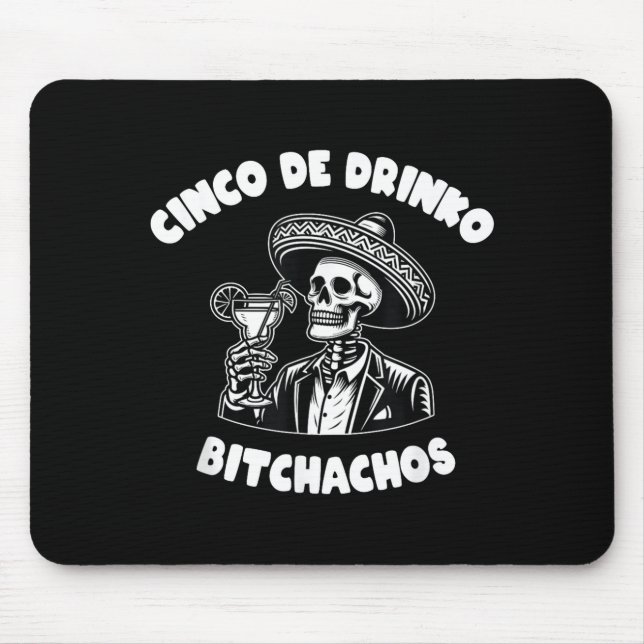 Cinco de mayo för kvinnor cinco de drinko  musmatta (Framsidan)