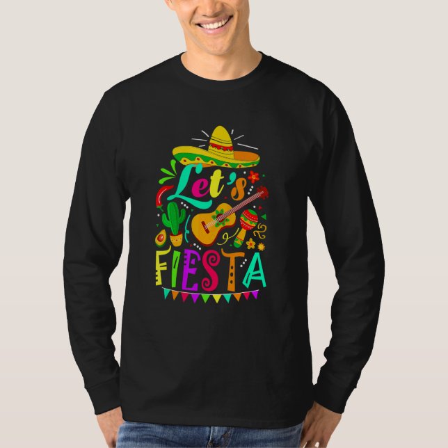 Cinco De Mayo för kvinnor Manar mexikanska Guitar  T Shirt (Framsida)