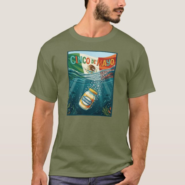 Cinco De Mayo Funny Mayo Pun T Shirt (Framsida)