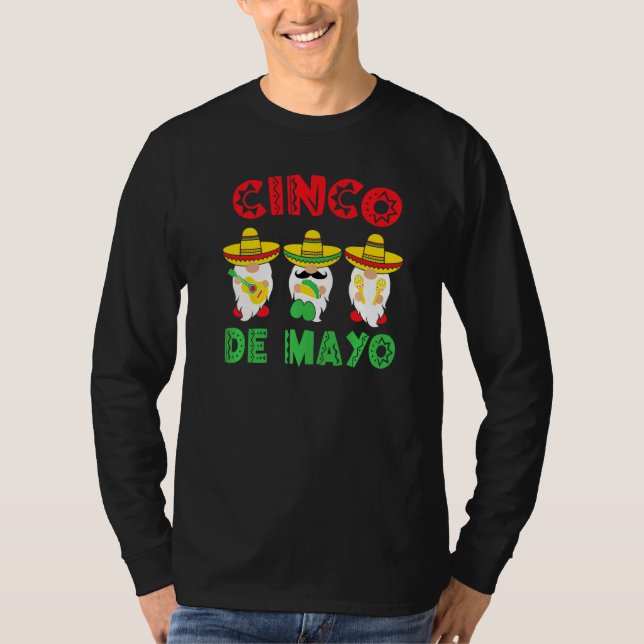 Cinco De Mayo Funny Mexican Drink Party T Shirt (Framsida)