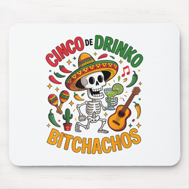 Cinco De Mayo Funny Mexican Party Cinco De Drinko Musmatta (Framsidan)