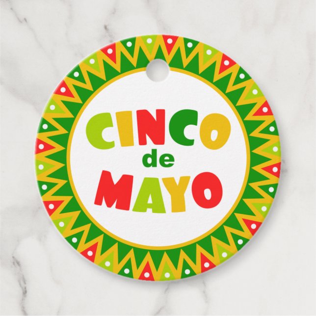 Cinco de Mayo Gåvor Etiketter (Framsida)