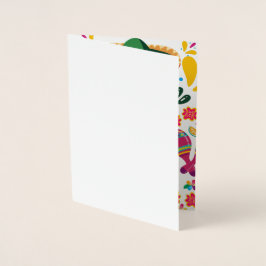 Cinco De Mayo Gitarr Folierat Kort