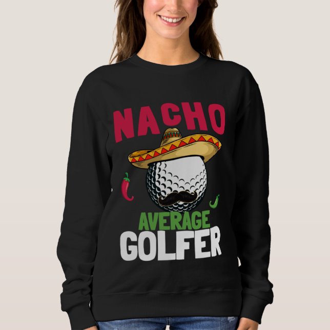 Cinco de Mayo Golf Ball With Sombrero Nacho Averag T Shirt (Framsida)