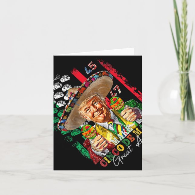 Cinco De Mayo gör Cinco de Mayo Underbar igen Kort (Framsida)
