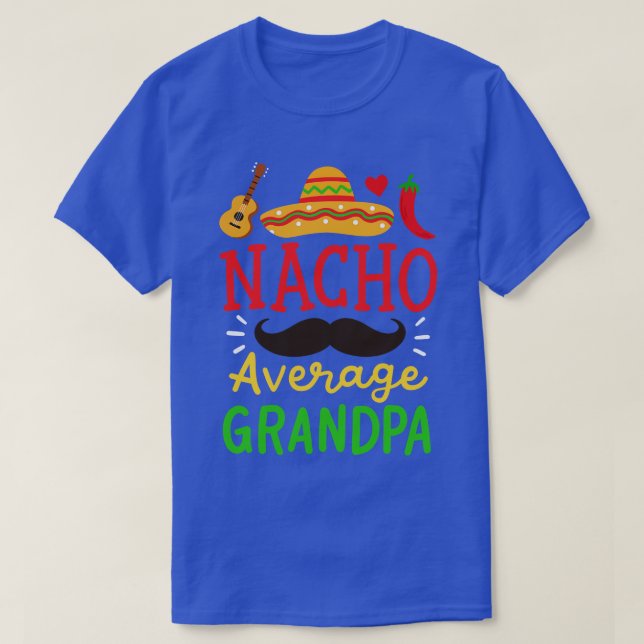 Cinco de Mayo Grandpa Grandfather T Shirt (Design framsida)