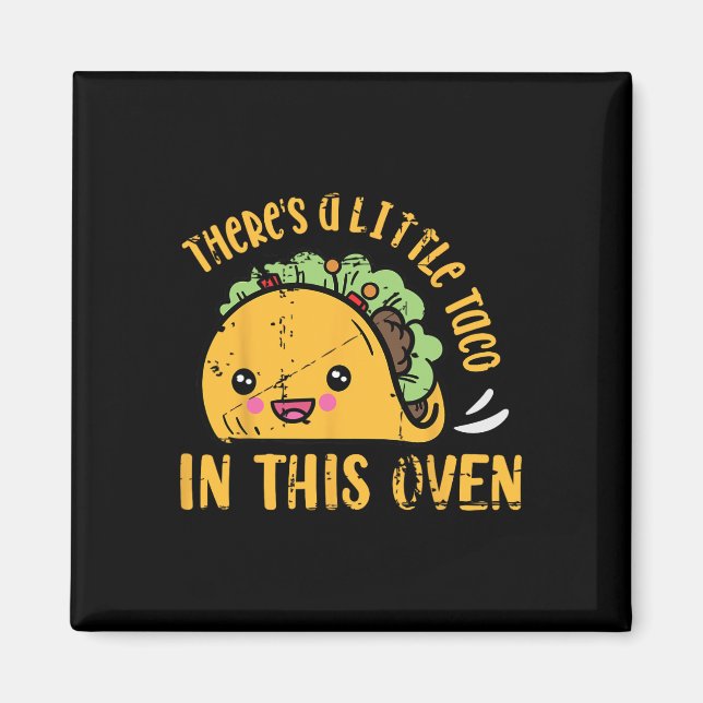 Cinco De Mayo Graviditet Det Finns Taco I Denna Ug Magnet (Framsidan)