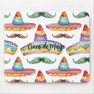 Cinco de Mayo Gröna Bruna Moustacher Musmatta