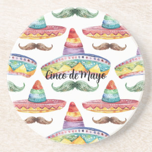 Cinco de Mayo Gröna Bruna Mustascher Underlägg