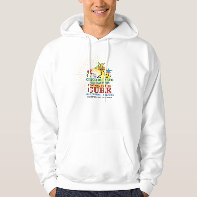 Cinco de Mayo halv maraton Hoodie (Framsida)