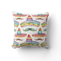 Cinco de Mayo Hattar Mustasch Röd Grön