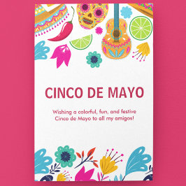 Cinco De Mayo Helg Vykort