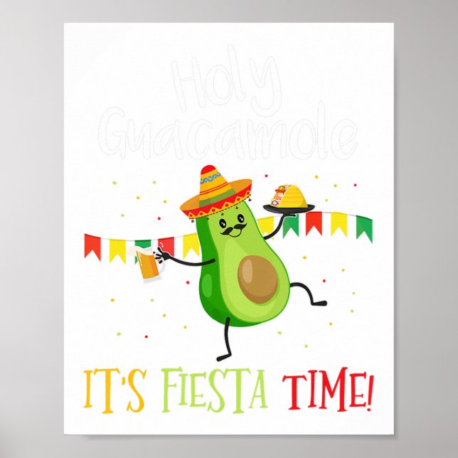 Cinco de Mayo - Heliga Guacamole Dess mexikanska F Poster (Framsidan)