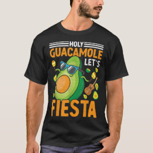 Cinco De Mayo Heliga Guacamole Meican Party lets F T Shirt
