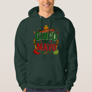 Cinco de Mayo herrar Hoodie