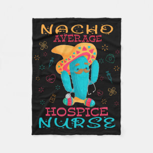 Cinco De Mayo Hospice Sjuksköterska Nacho Genomsni Fleecefilt