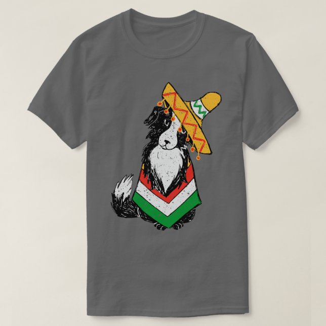 Cinco De Mayo Hund T Shirt (Design framsida)