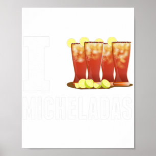 Cinco De Mayo I Kärlek Micheladas mexikansk alkoho Poster
