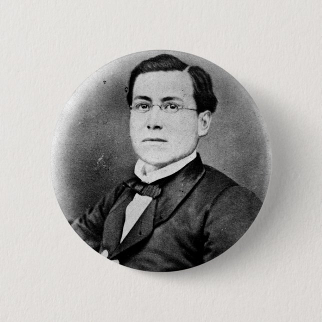 Cinco de Mayo Ignacio Zaragoza Seguín knäppas Knapp (Framsida)