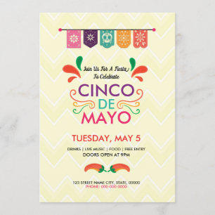 Cinco De Mayo Inbjudan
