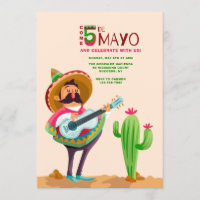 Cinco de Mayo-inbjudan