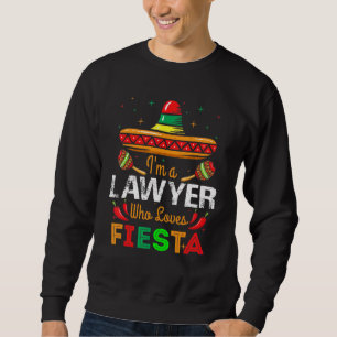 Cinco De Mayo Jag är advokat som Kärlek Fiesta Lång Ärmad Tröja