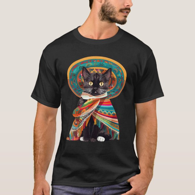 Cinco De Mayo Kattdesign För Kvinnor T Shirt (Framsida)