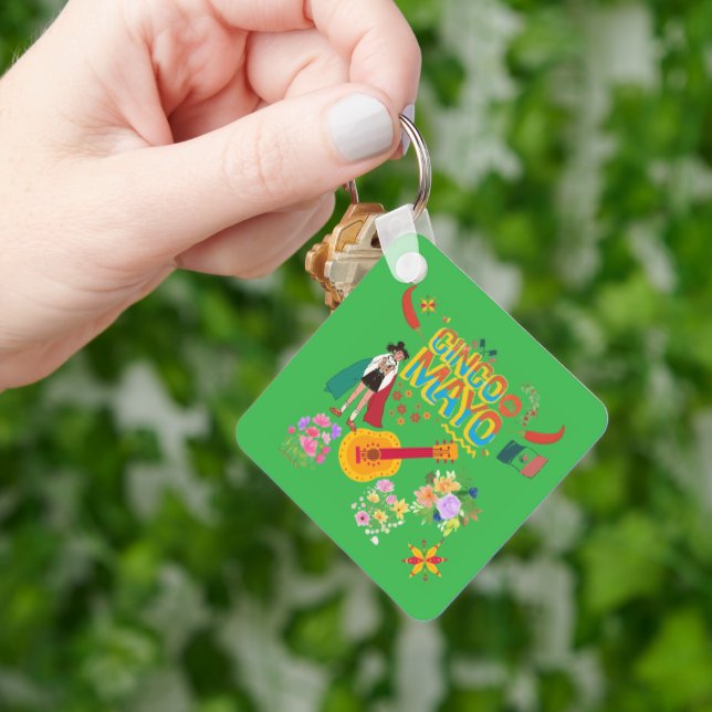 Cinco De Mayo kelly green Nyckelring (Hand)