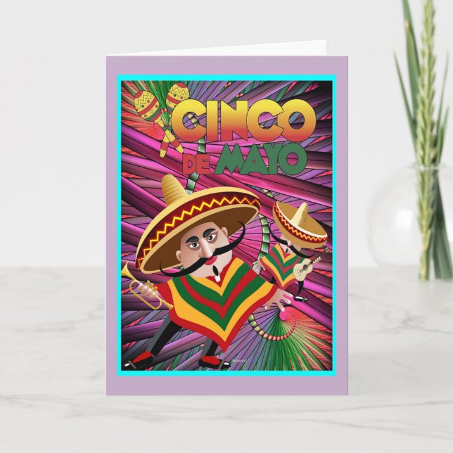 Cinco de Mayo Kort (Framsida)