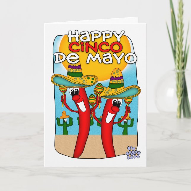 Cinco De Mayo Kort (Framsida)