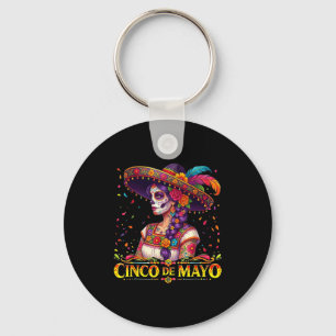 Cinco De Mayo Kvinnor Mexikansk Fiesta 5 De Mayo F Nyckelring
