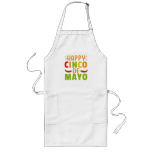 Cinco De Mayo Långt Förkläde