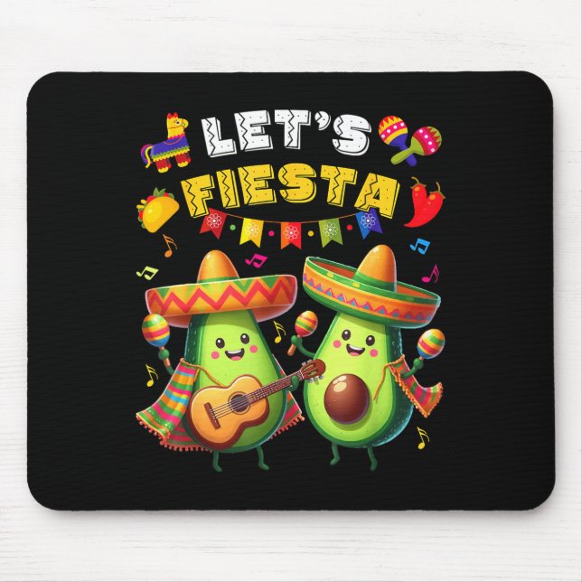 Cinco De Mayo Låter Fiesta Poncho Avokado Pojkar F Musmatta (Framsidan)