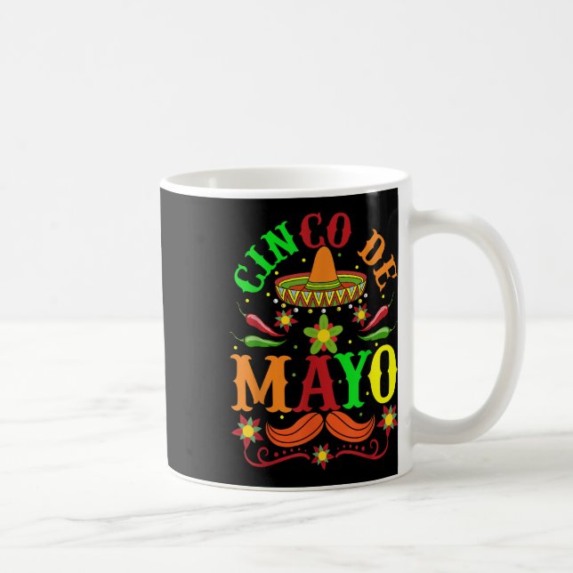 Cinco De Mayo Lets Fiesta Squad 5 De Mayo Mexican Kaffemugg (Höger)