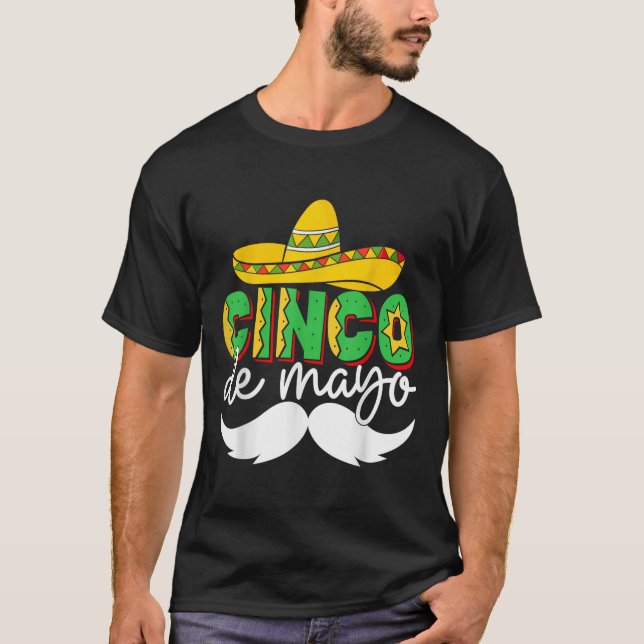 Cinco De Mayo Lets Fiesta Squad 5 De Mayo Mexican T Shirt (Framsida)