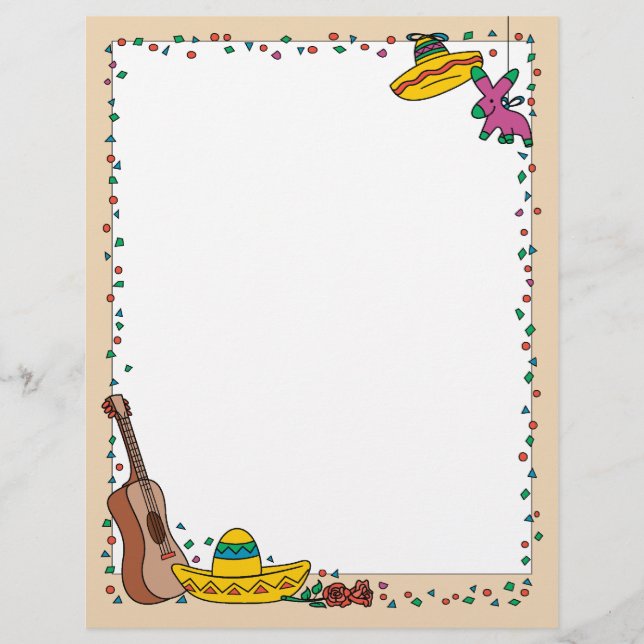Cinco De Mayo Letterhead (Framsida)