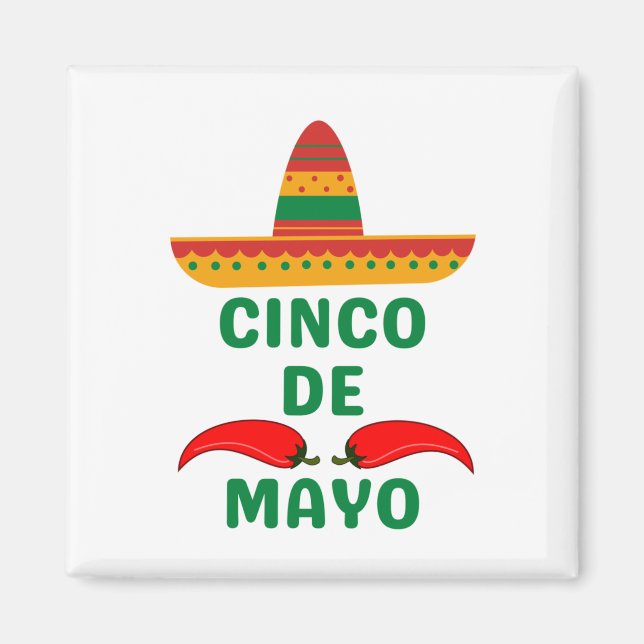 Cinco De Mayo Magnet (Framsidan)