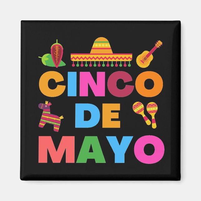 Cinco De Mayo Magnet (Framsidan)