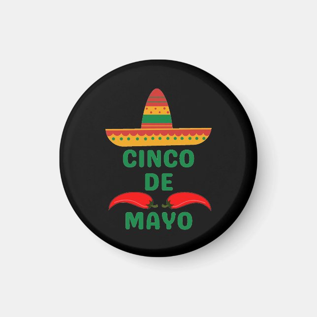 Cinco De Mayo Magnet (Framsidan)