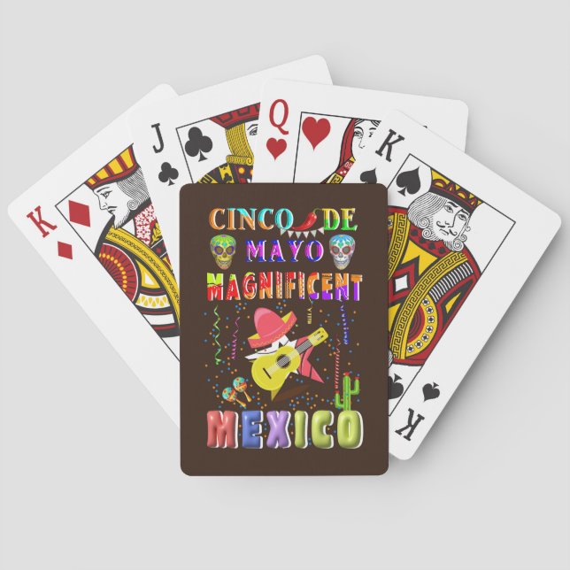 Cinco de Mayo Magnificent Mexico Casinokort (Baksidan)