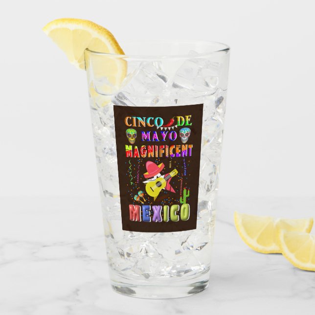 Cinco de Mayo Magnificent Mexico Glaskopp (Framsida Ice)