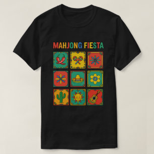 Cinco de Mayo Mahjong-festans brickor T Shirt