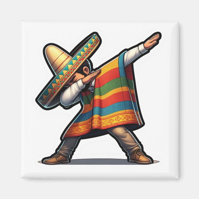 Cinco de Mayo Man Magnet (Framsidan)