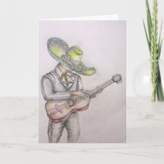 Cinco de Mayo, Mariachi Kort (Framsida)