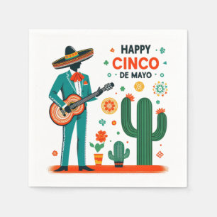 Cinco de mayo mariachi - Mexikanska pridet Pappersservett