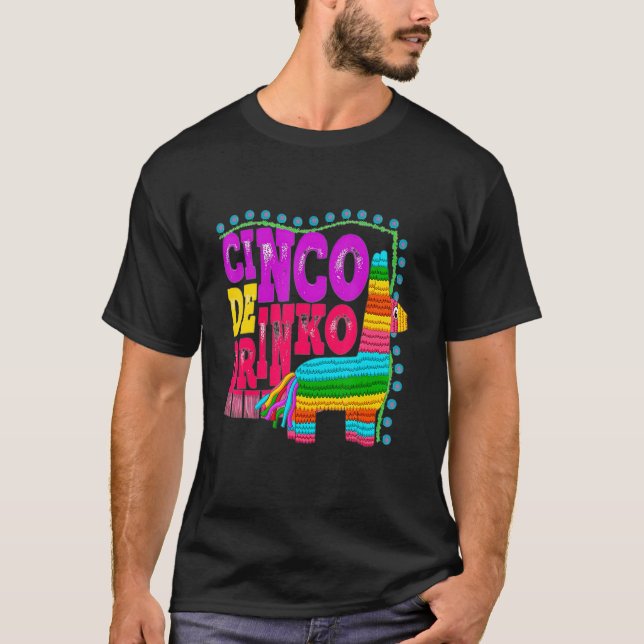 Cinco De Mayo Matching Mexican Theme T Shirt (Framsida)