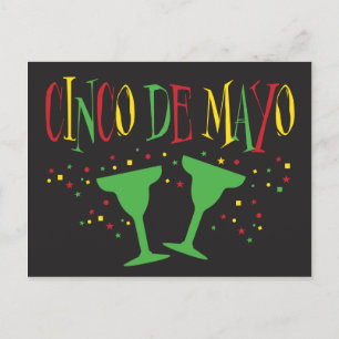 Cinco de Mayo med Margaritas Vykort