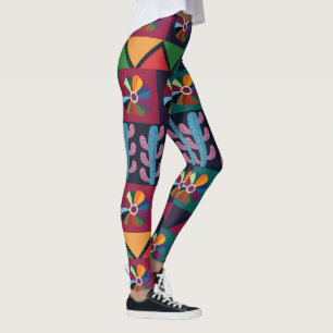 Cinco De Mayo Mexican Art Mönster Leggings