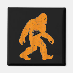 Cinco De Mayo Mexican Bigfoot Taco El Squatcho Rol Magnet